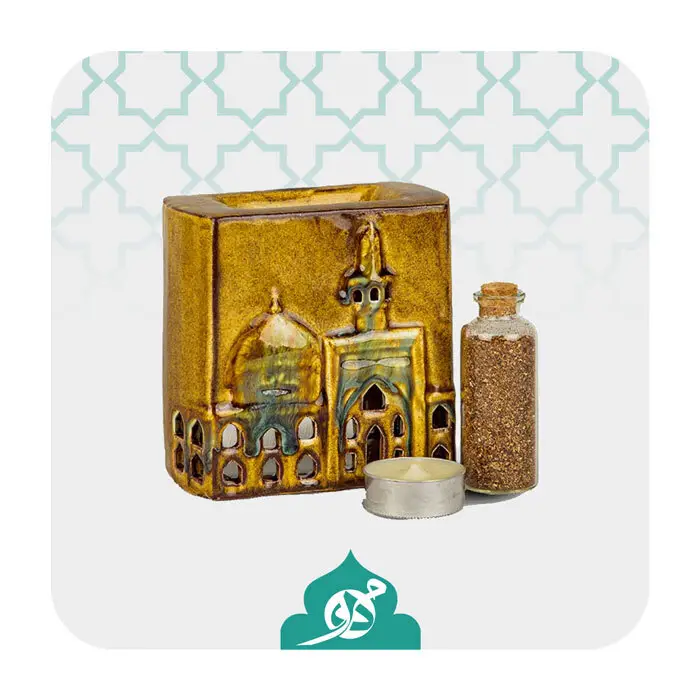 بسنه هدیه شامل عود سوز، خاک معطر و وارمر مناسب برای مناسبت‌های خاص سازمانی **