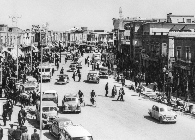 عکس: نمايي از خیابان فلکه حرم امام رضا (ع) 